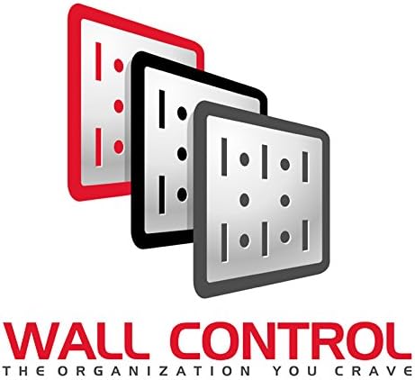 Wall Control Pegboard Organizer 4 ft. Metal Pegboard Standard Tool Storage Kit with White Toolboard and Red Accessories