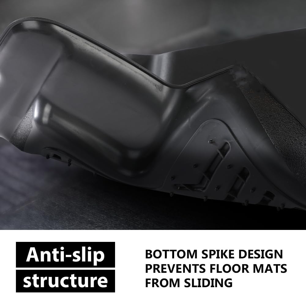 G-PLUS Floor Mats Compatible with Ford C-Max 2013-2018/Fits Ford Escape 2013-2019 TPE All Weather Full Cover Protection 3 Piece Black