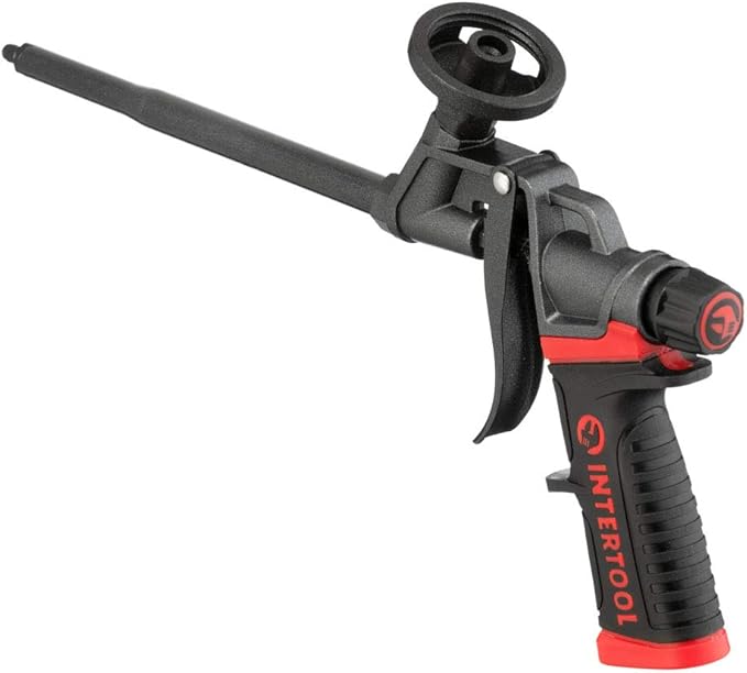 INTERTOOL Expanding Foam Spray Gun 2 Pack - PU Sealant Foam Applicator for Caulking Insulation Dispensing Filling Gaps and Cracks - Full Teflon Non-Stick Coated PT-0610-2