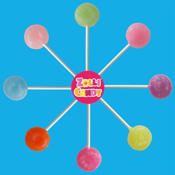 Zollipops Clean Teeth Pops, Anti Cavity Lollipops, Delicious Assorted Flavors, 1 LB Tub