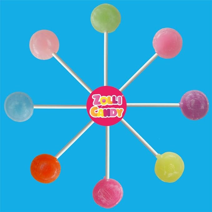 Zollipops Clean Teeth Lollipops AntiCavity Sugar Free Candy for a Healthy Smile Great for Kids Diabetics and Keto Diet Strawberry 3.1oz