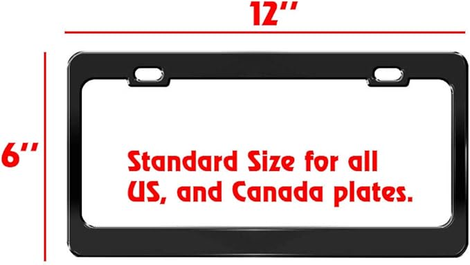 Fit Any Standard Plates Custom Personalized Chrome License Plate Frame Script Tag Chrome