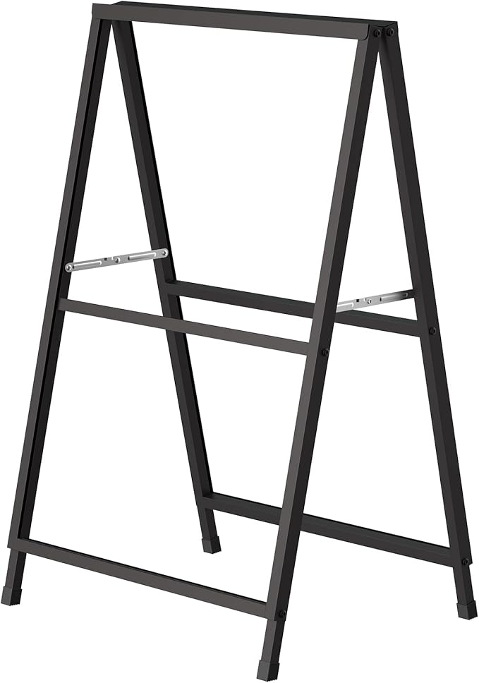 Relx A Frame Sign Holder Outdoor Sandwich Boards Holder 24x36 inches Sidewalk Signs for Businesses Outdoor - Holder only