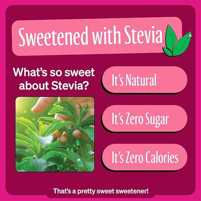 Zevia Zero Sugar Soda, Cran-Raspberry, 12 oz Cans (24-Pack) – Naturally Sweetened, Non-GMO Project Verified, Gluten-Free, Vegan