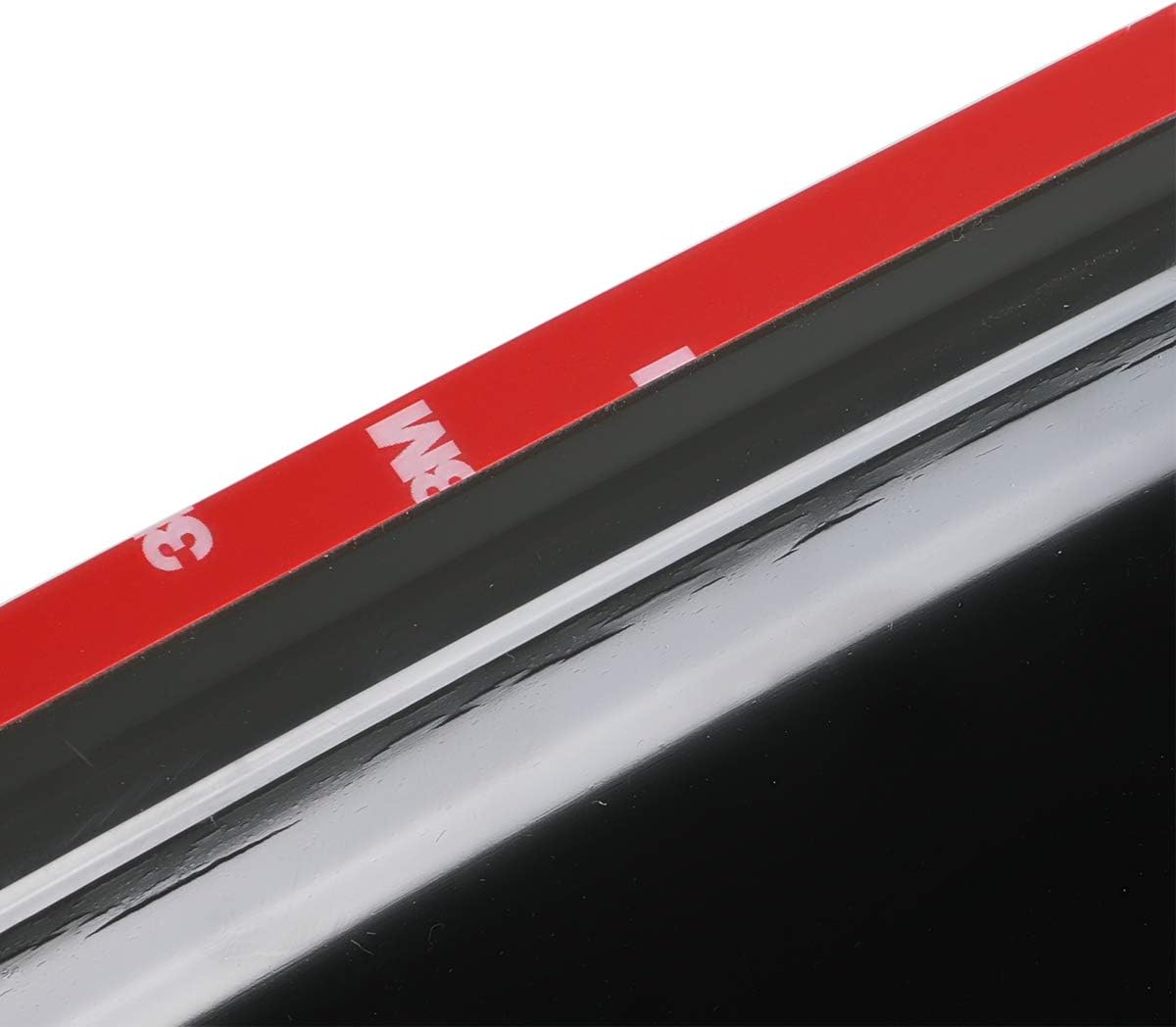 4pcs Original Shatterproof Outside Mount Style Side Window Visor Deflector Rain Guard Vent Window Visors for 97-03 F-150 97-99 F-250 Light Duty Super/Extended Cab with 2 Half Rear 94808