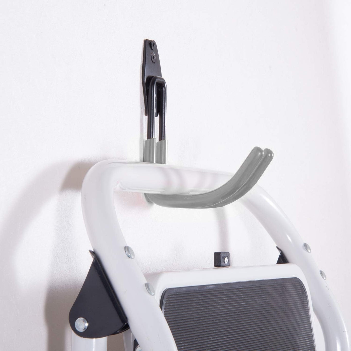 Garage Storage Utility Hooks,Garage Garden Tool Organizer,Steel Wall Mount Hooks, Large Garden U Hooks (2 Pack) (Type-2-Gray)