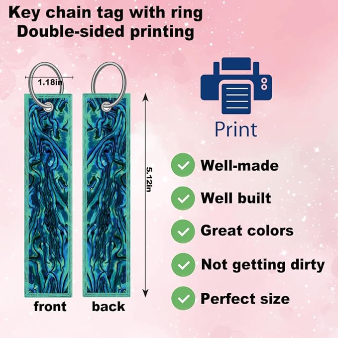 1pcs Faux Abalone License Plate Frame for Women, car Decorative tag Frames Girly, Faux Abalone License Plate Cover Holder for Vehicle with Double Sided car Keychain tag