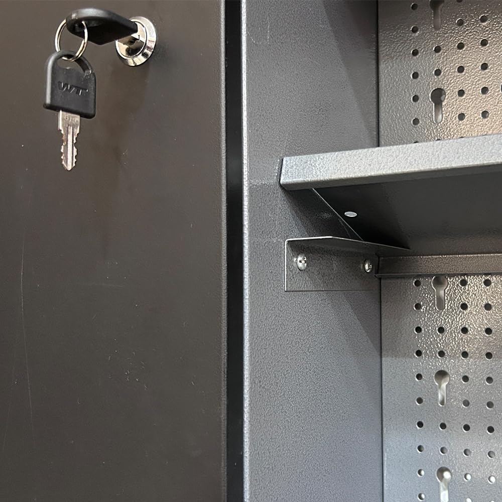 JZD Metal Storage Organization System, Hanging Closet, for Garage Basement Utility Room