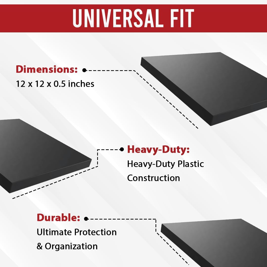 USA Made RV Leveling Jack Flex Pads 9" – Heavy-Duty Rubber Jack Pads for Camper & Trailer – Non-Slip, Shock-Absorbing Stabilizer Mats – Prevent