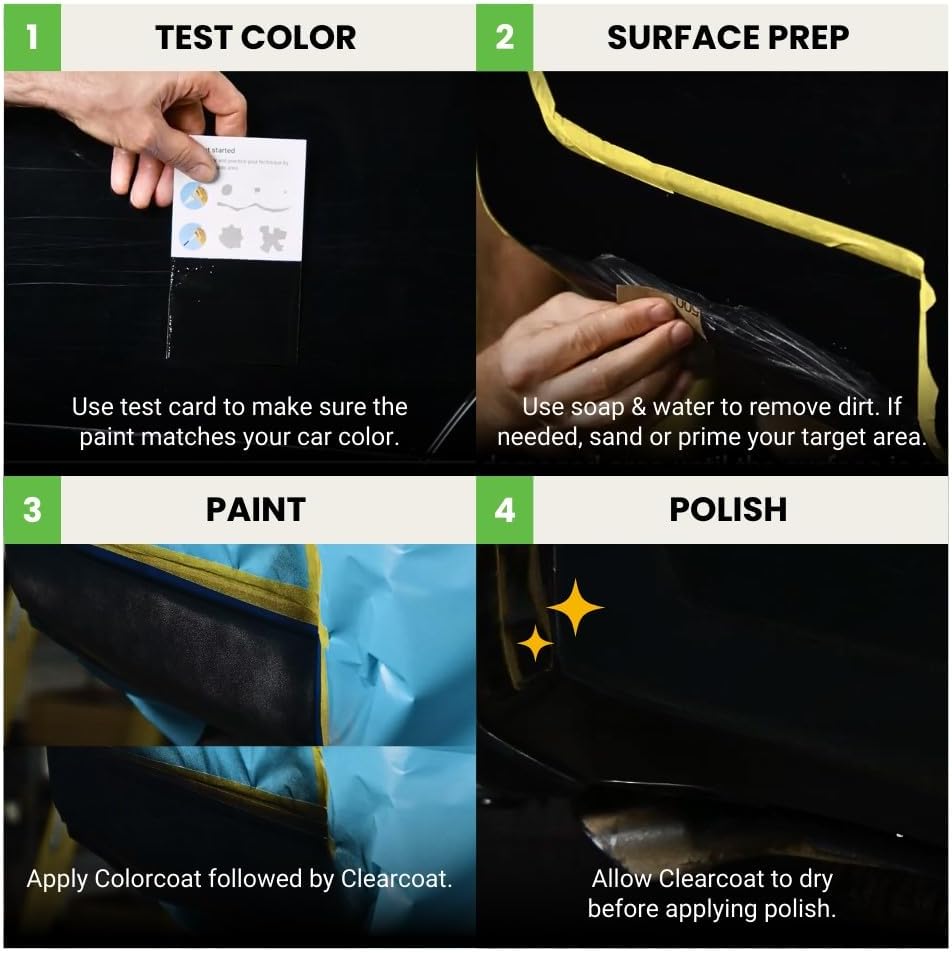 TouchUpDirect 8T7 Blue Streak Metallic Compatible with Toyota Exact Match Touch Up Paint Aerosol - Preferred Kit