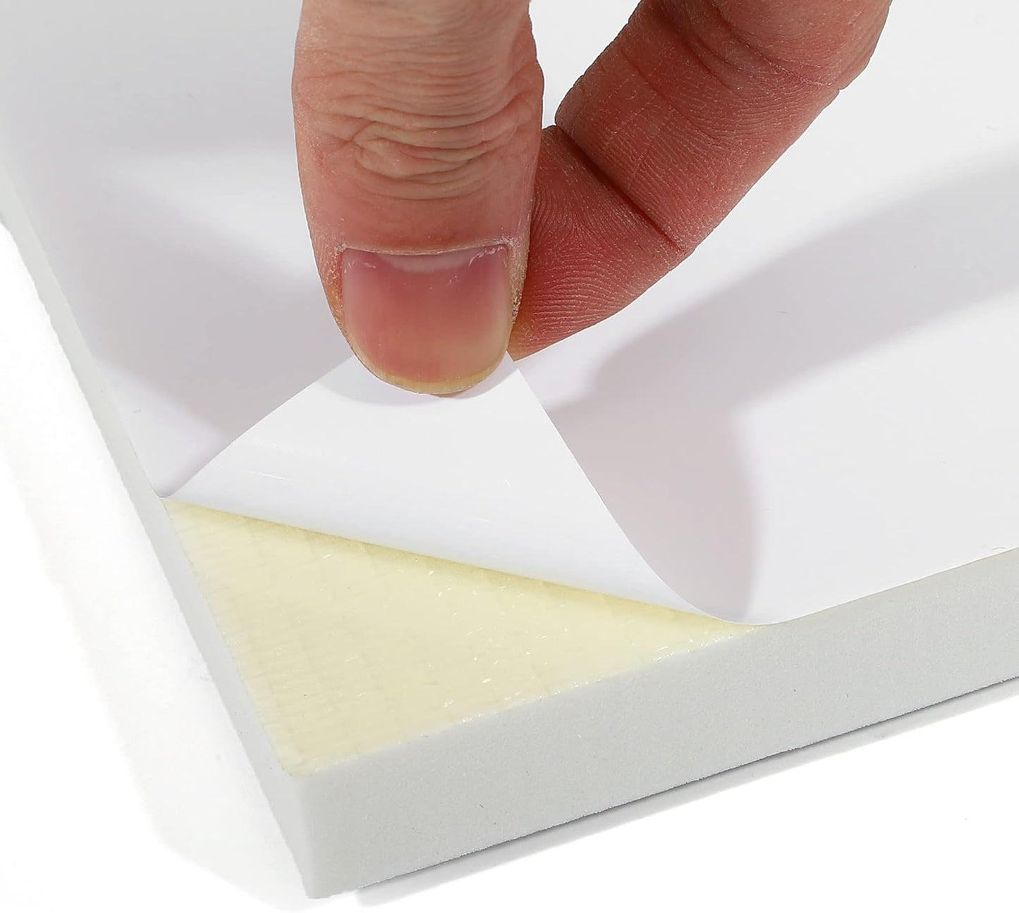 X AUTOHAUX 400x150x20mm 4pcs Car Garage Wall Guard Door Bumper Protector Anti Collision Waterproof White