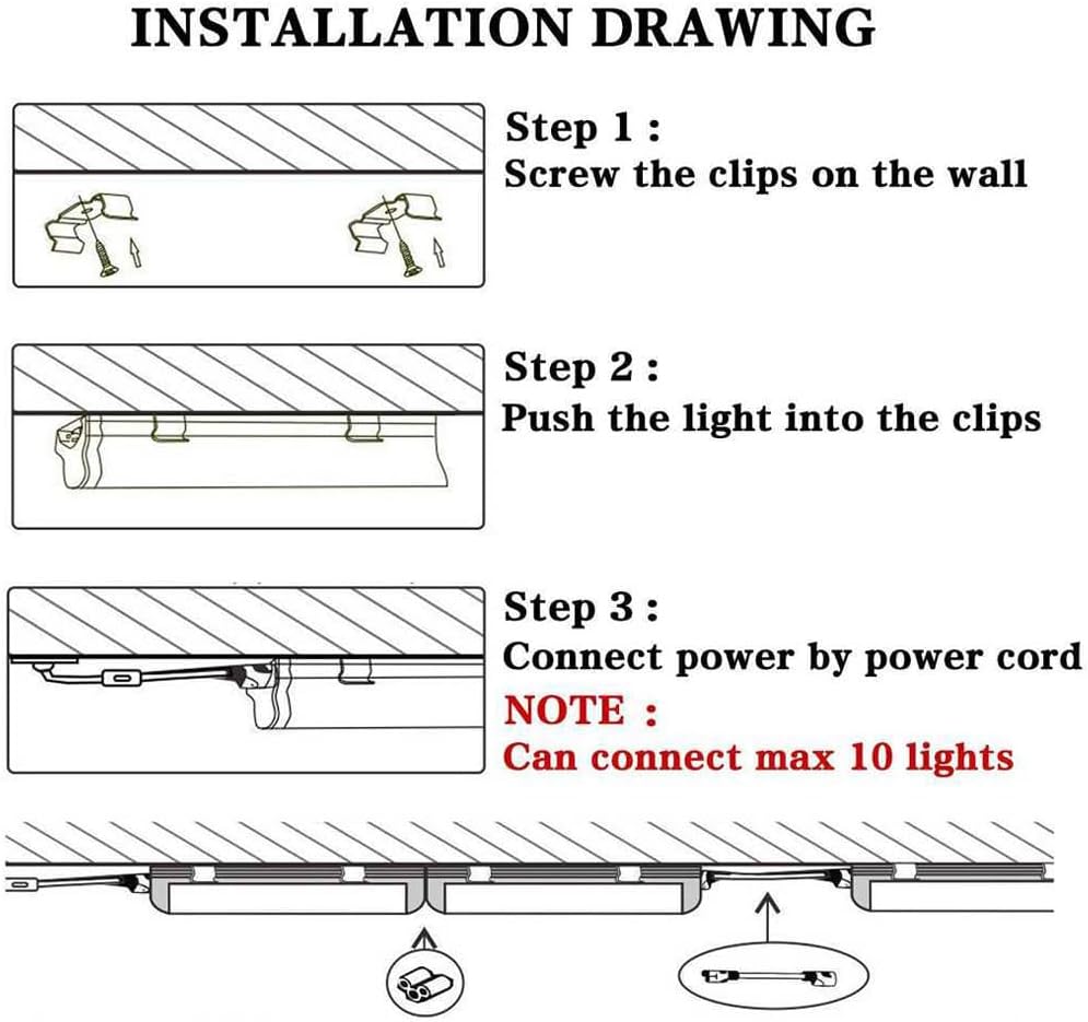 25 Pack,Led Shop Lights, 8FT Led Shop Light,100W 6000K 15000LM Clear White,Led Shop Light 8FT 110V Linkable Integrated V-Shape for Shop Garage,Warehouse