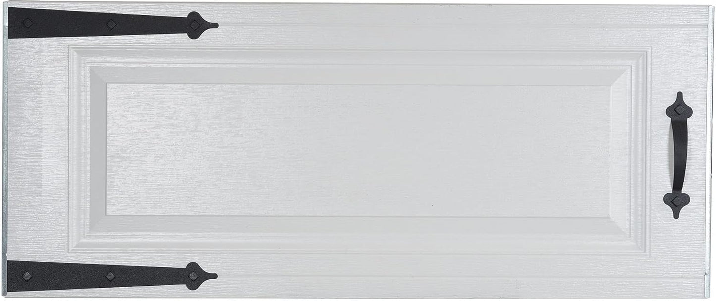 Household Essentials Garage Handle and Hinge Magnets – Decorative Magnetic Hardware Steel Doors, Easy Installation, Durable & Weatherproof, Set of 6