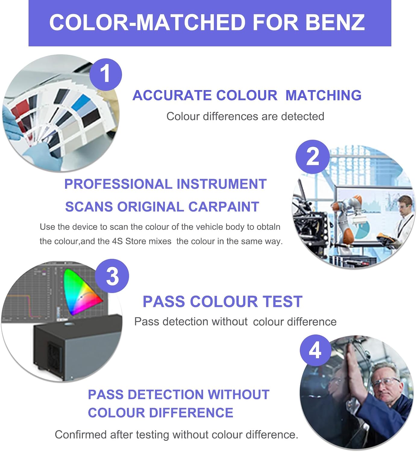 Touch Up Paint for Mercedes Benz Iridium Silver(775/9775)-Exact Match–Chips and Nicks TouchUp Paint Pen Scratch Repair Car Accessories Car Paint Pen for Erase Car Scratches