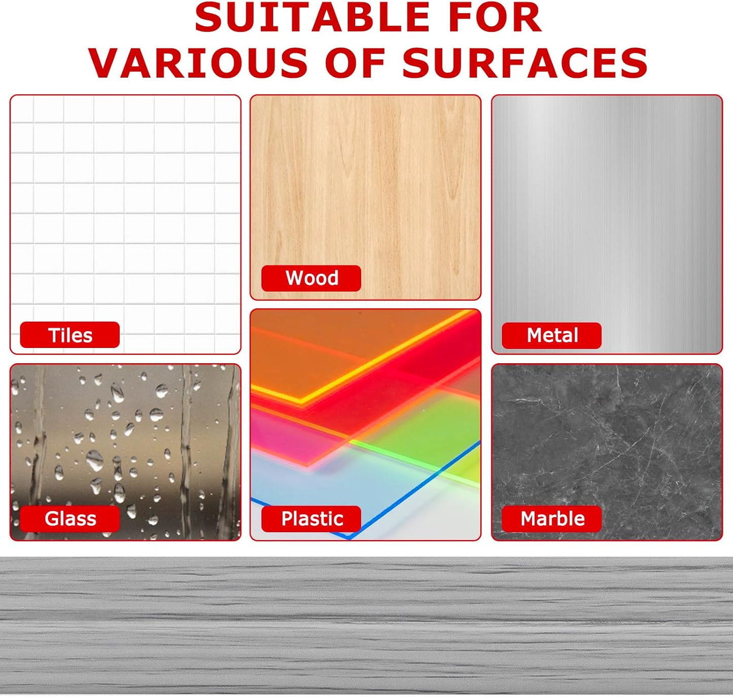 Flexible Wall Corner Protector Moulding Trim Peel and Stick Wall Corner Guards Edge Protector Self Adhesive Molding Trim Strip for Edge Ceiling (Light Gray Wood Grain, 2.4 in x 10 Ft)