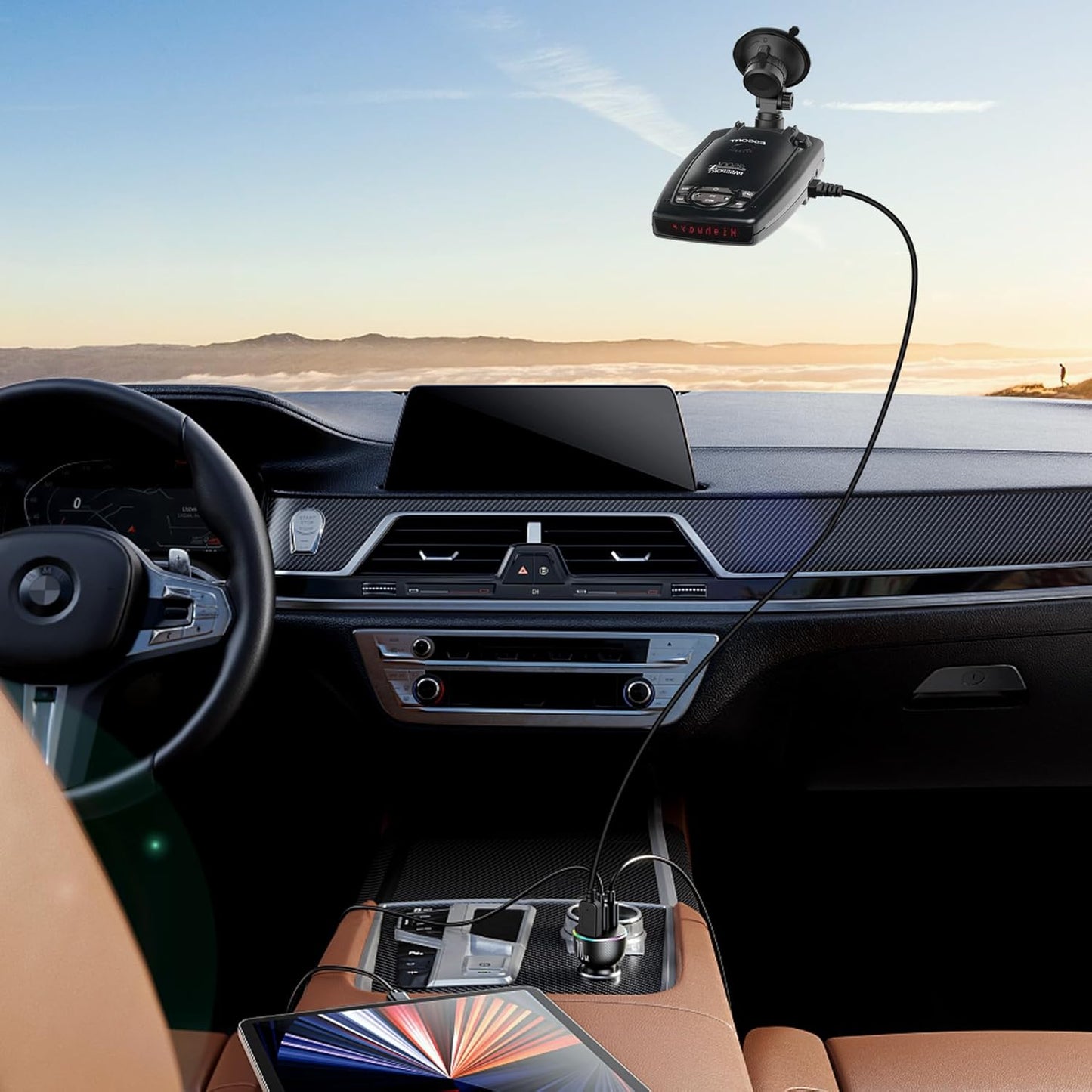 Radar Detector Cable, USB to RJ11 Plug,Replacement Radar Detectors Power Cable for Escort MAX 360 Unide R1 R3 R4 DFR8 DFR9 Passport 9500i Radenso XP Beltronics STI Radar Detector(RJ11-3.3ft)