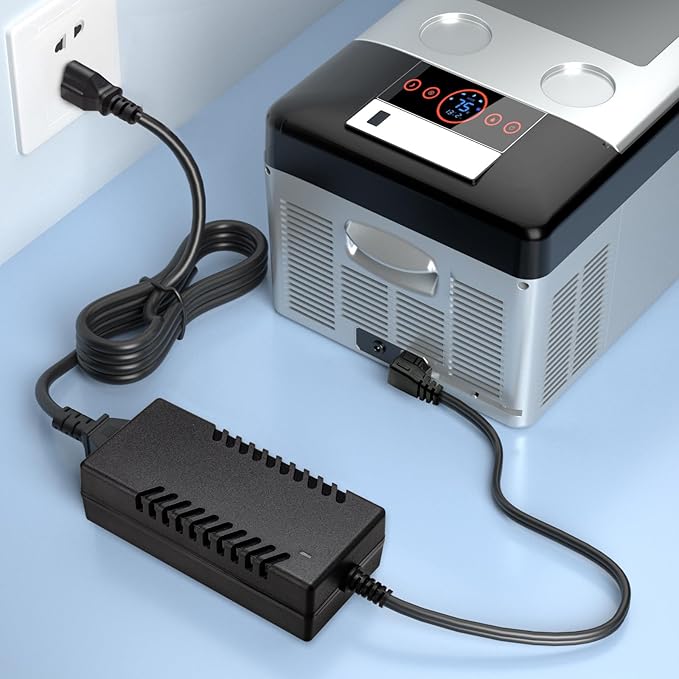 AC to DC Converter Power Supply for 12V Fridge, 3 Prong Plug 14.5V 87W AC Power Cord Cable Compatible with Car Refrigerator Alpicool, Bodega, Euhomy, BougeRV, ARB, ICECO, Setpower, JoyTutus