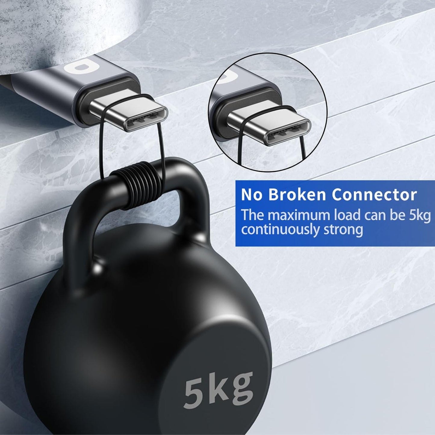 PRAKIE USB C Cable 3FT, 2Pack USB-C to USB-C Charger Cable, USBC Fast Charging Nylon Braided USBC iPhone Charger Cord Compatible with iPhone 16/15/Pro Max/PlusSamsung Galaxy S23/LG/Switch