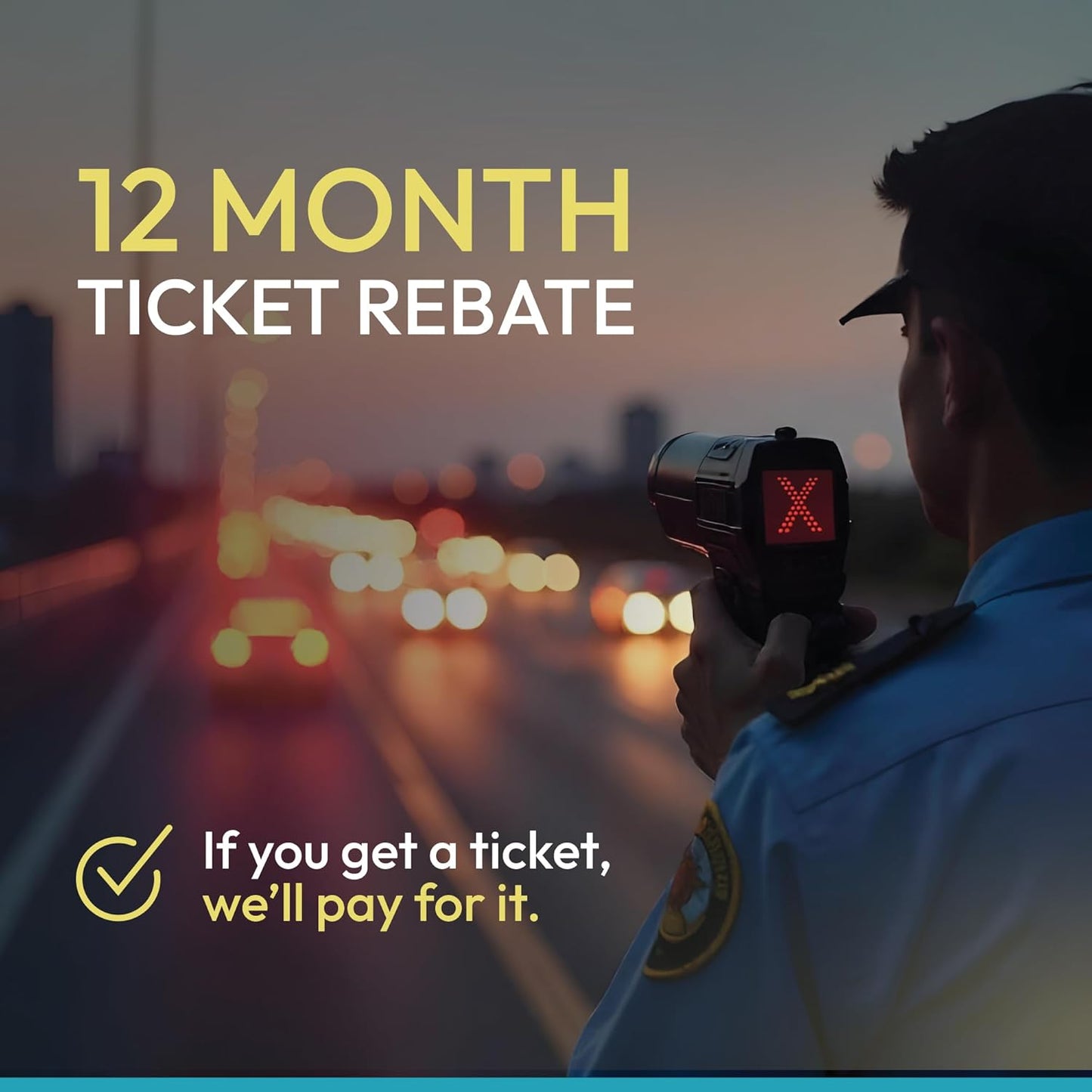 RadarShield Advanced Radar Detector for Cars, Ghost Pro Radar & Laser Detector with Long Range Detection, IVT Filtering, Laser Detection, Mute & Dim Buttons, Includes Mount & 12V Adapter, Black