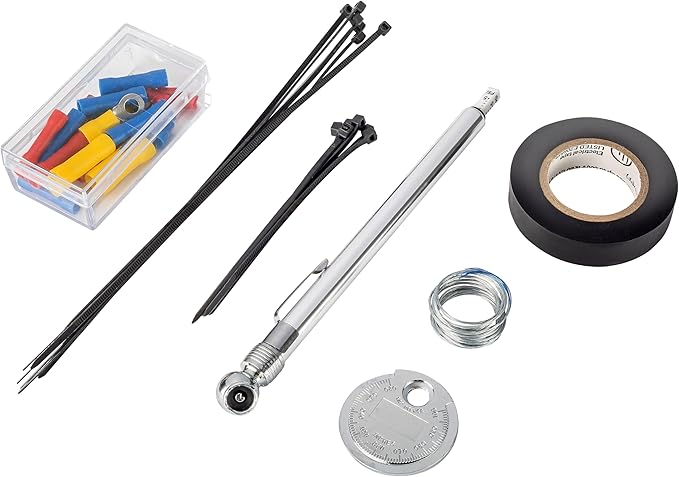 Powerbuilt 100 Piece Motorcycle Tool Kit with Roll Pouch, Roadside, Travel Wrenches, Ratchet, Sockets - 643028ECE