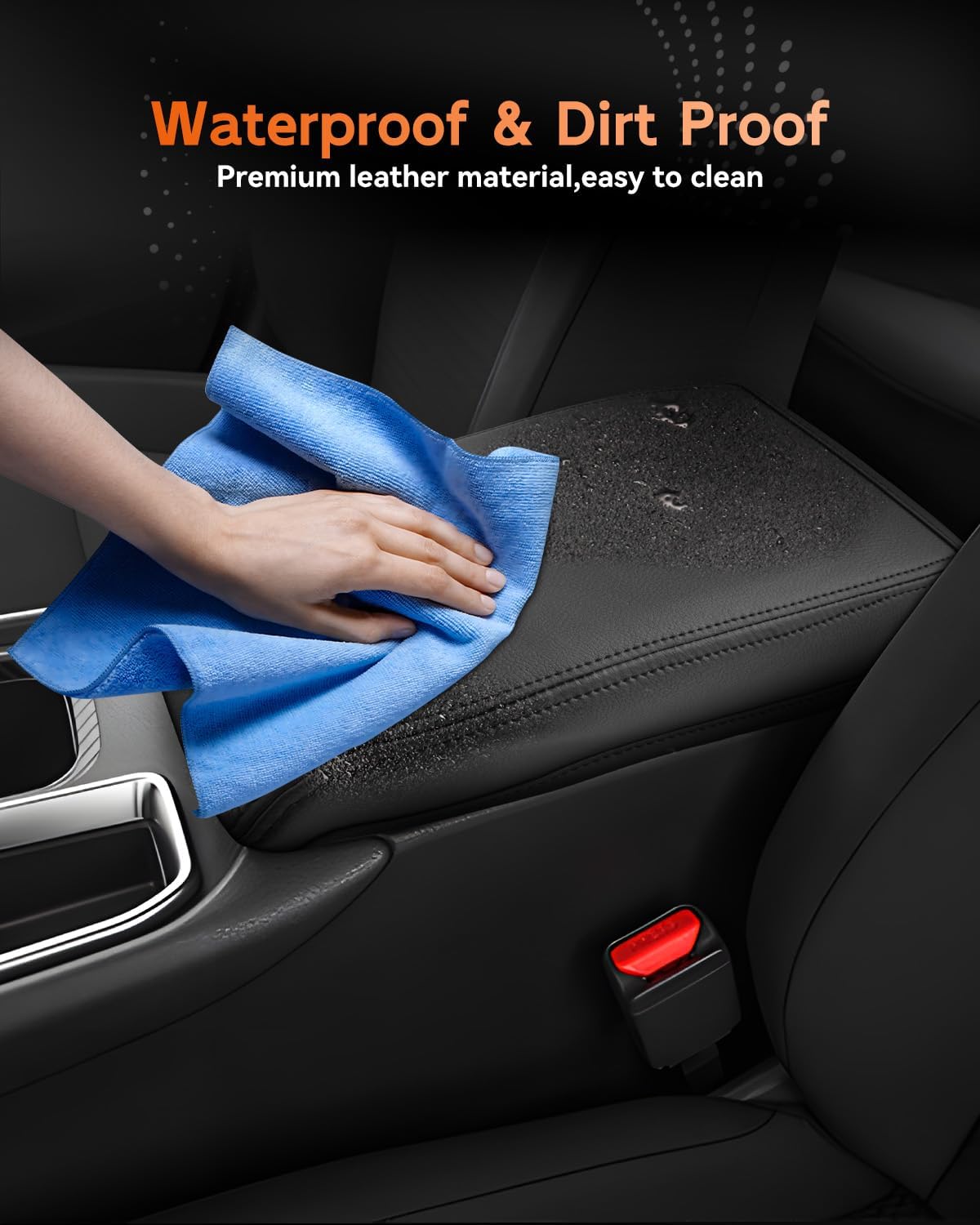 CDEFG for Nissan Sentra 2020-2025 Center Console Cover Armrest Box Cover for Sentra (S, SV, SR) 2020 2021 2022 2023 2024 2025 Accessories Console Arm Rest Protector