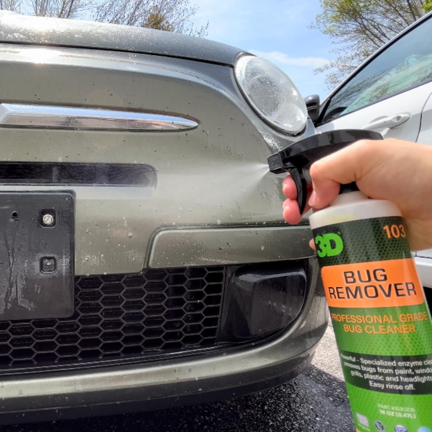 3D Bug Remover - All Purpose Exterior Cleaner & Degreaser to Wipe Away Bugs on Plastic, Rubber, Metal, Chrome, Aluminum, Windows & Mirrors, Suitable for use on Car Paint, Wax & Clear Coat