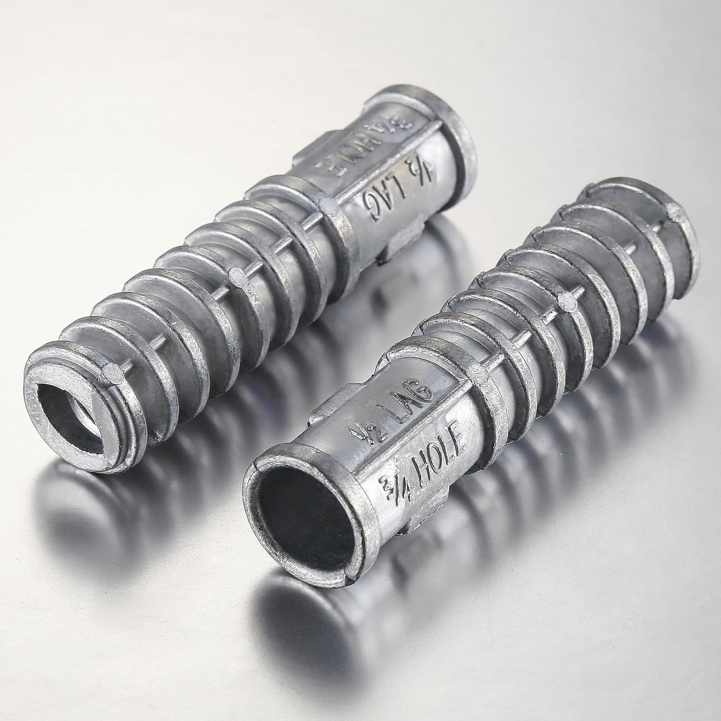 Wensilon(30pcs) 1/2 * 1-3/4 Lag Shield Anchor Long Zinc Alloy Bolts Concrete Anchors, Zinc Alloy Masonry Anchors Hole