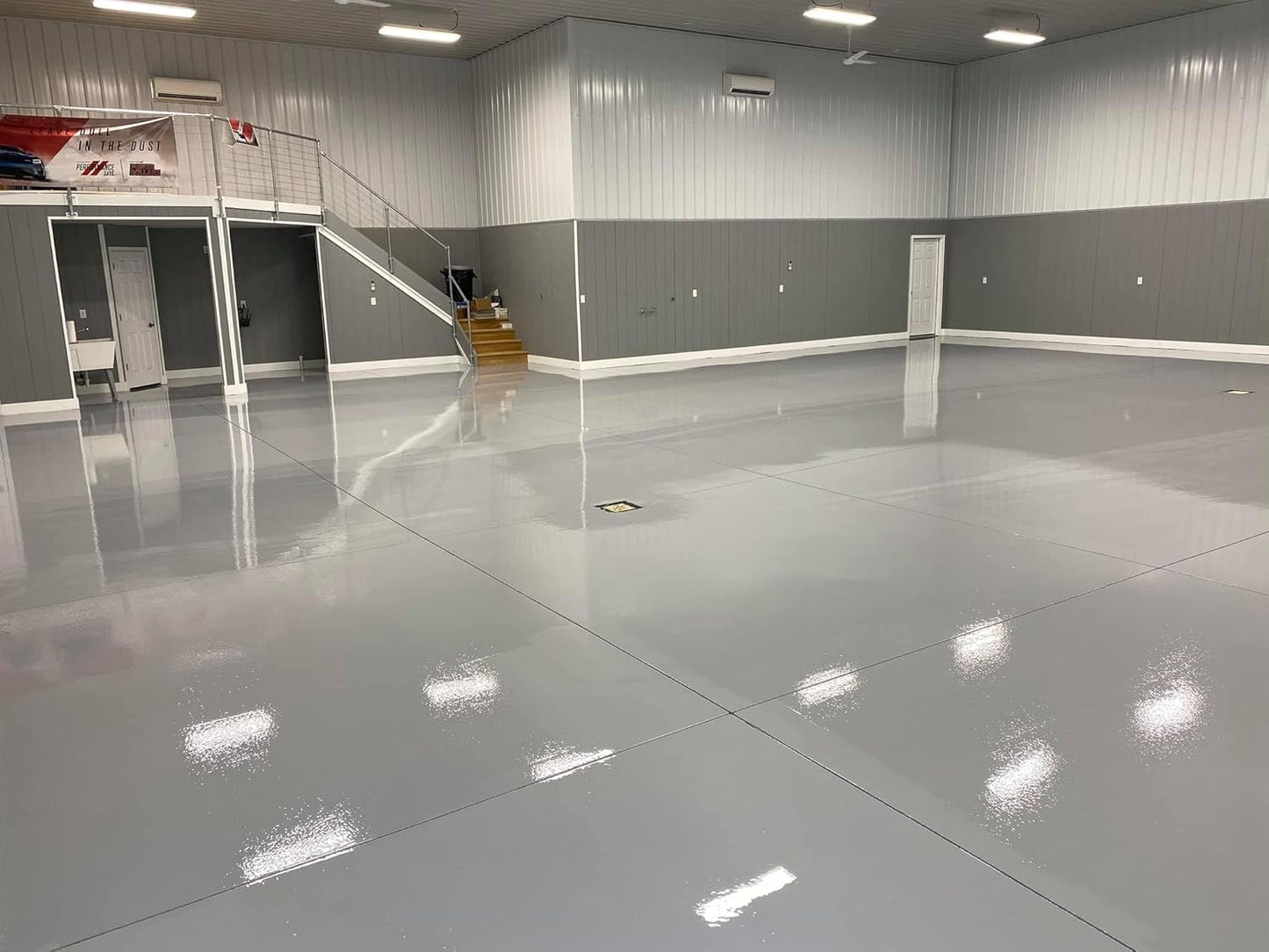 Epoxy Resin Coating 3 Gallon Kit - Light Gray - Standard Cure Speed - for Floors, Counter Tops, Garages & More -100% Solids -2 Components - Self Leveling, Chemical Resistant, Solvent-Free