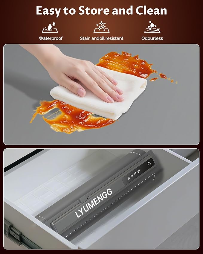 Warming Mat for Food,10s Rapid Warm Food Warming Mat,3-Temp Portable Food Warmer,Fast Heating Auto Shut Off Chafing Dishes For Buffet,Roll Up Food Warmers For Parties Buffet Roll-up Silicone Buckle