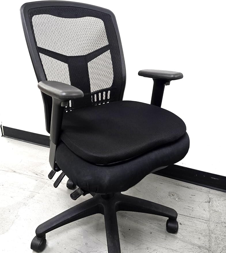 New Low Profile, Light Weight Gel Seat Cushion for Car/Truck and Office Chair, Ideal for Drivers and Office Use (Airmax, L20-20x20)