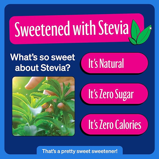 Zevia Zero Sugar Soda, Cherry Cola, 12 oz Cans (24-Pack) – Naturally Sweetened, Non-GMO Project Verified, Gluten-Free, Vegan