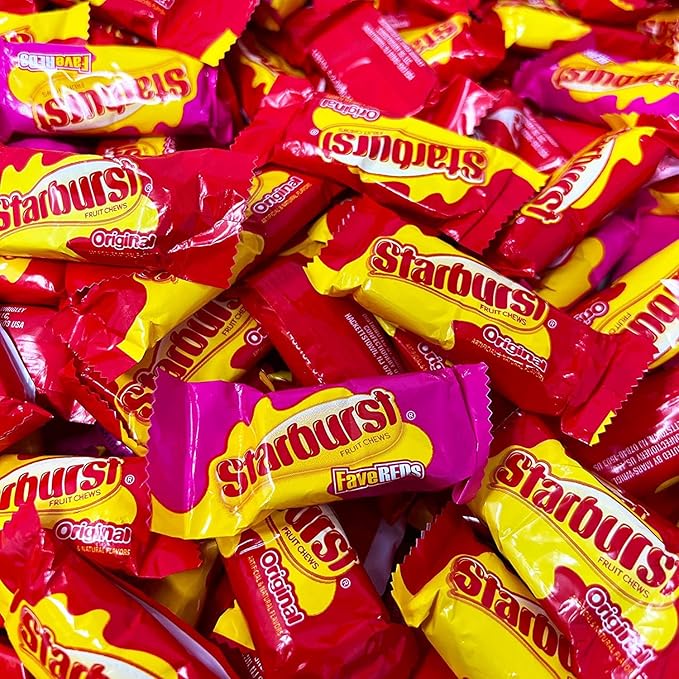 ASSORTIT X Starburst Collab Assorted Flavors Fresh Candy Bulk Wholesale Value Party Size Pack- 7.05 Pound (112.9 Ounce) (Individual Wrap Packaging Might Vary)
