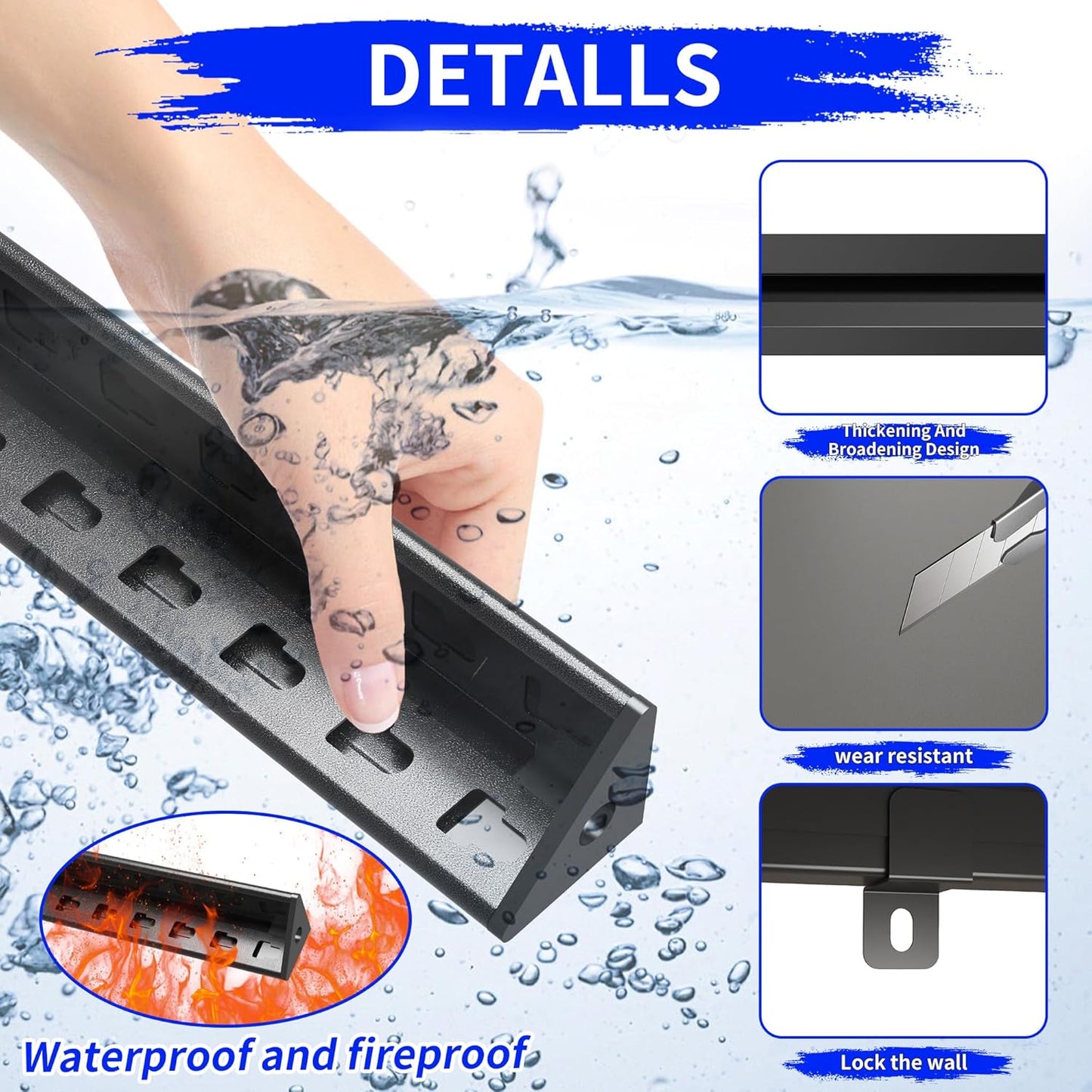 Metal Storage Shelving Heavy Duty, Shelves Unit for Garage, Adjustable 5 Tier Storage Rack, Industrial Utility Shelf for Garage, Warehouse, Basement, Kitchen,12"D x 27.6"W x 60.8"H, Black