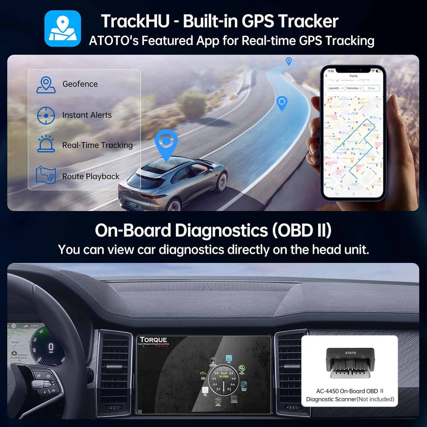 Ai Box Carplay/Android Auto Wireless Adapter, Android 13 6-in-1 Ai Box,4G LTE Card, GPS, DriveChat, Dual Bluetooth/WiFi, 4GB+64GB, Plug & Play for 2016+ Wired CarPlay, CB6A 2025 (CB6A-BK)