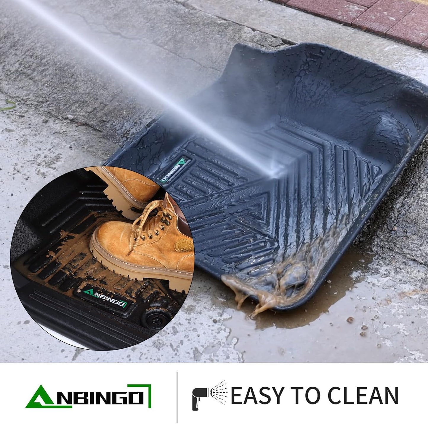 ANBINGO® 2025 Honda Ridgeline Floor Mats, Fit for 2024 Ridgeline, 2017 Ridgeline, 2018 Ridgeline, 2019 Ridgeline, 2020 Ridgeline, 2021 Ridgeline, 2022 Ridgeline, 2023 Ridgeline