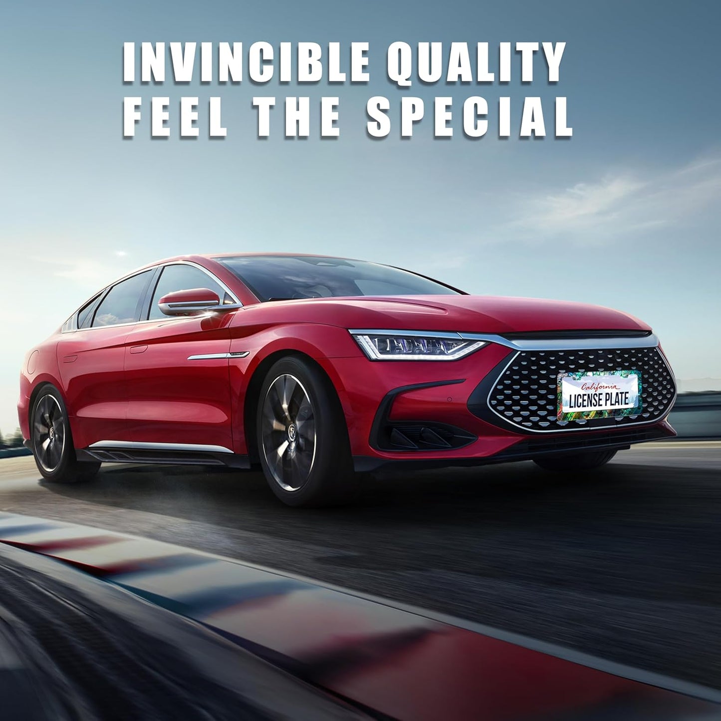 Personalized License Plate Frame Faux Abalone Stainless Steel Accessory Faux Shell License Plate Holder Funny Car Decorative 2 Holes Screws Fits Us Standard License Plates 12.2 X 6.3 in for Men Women