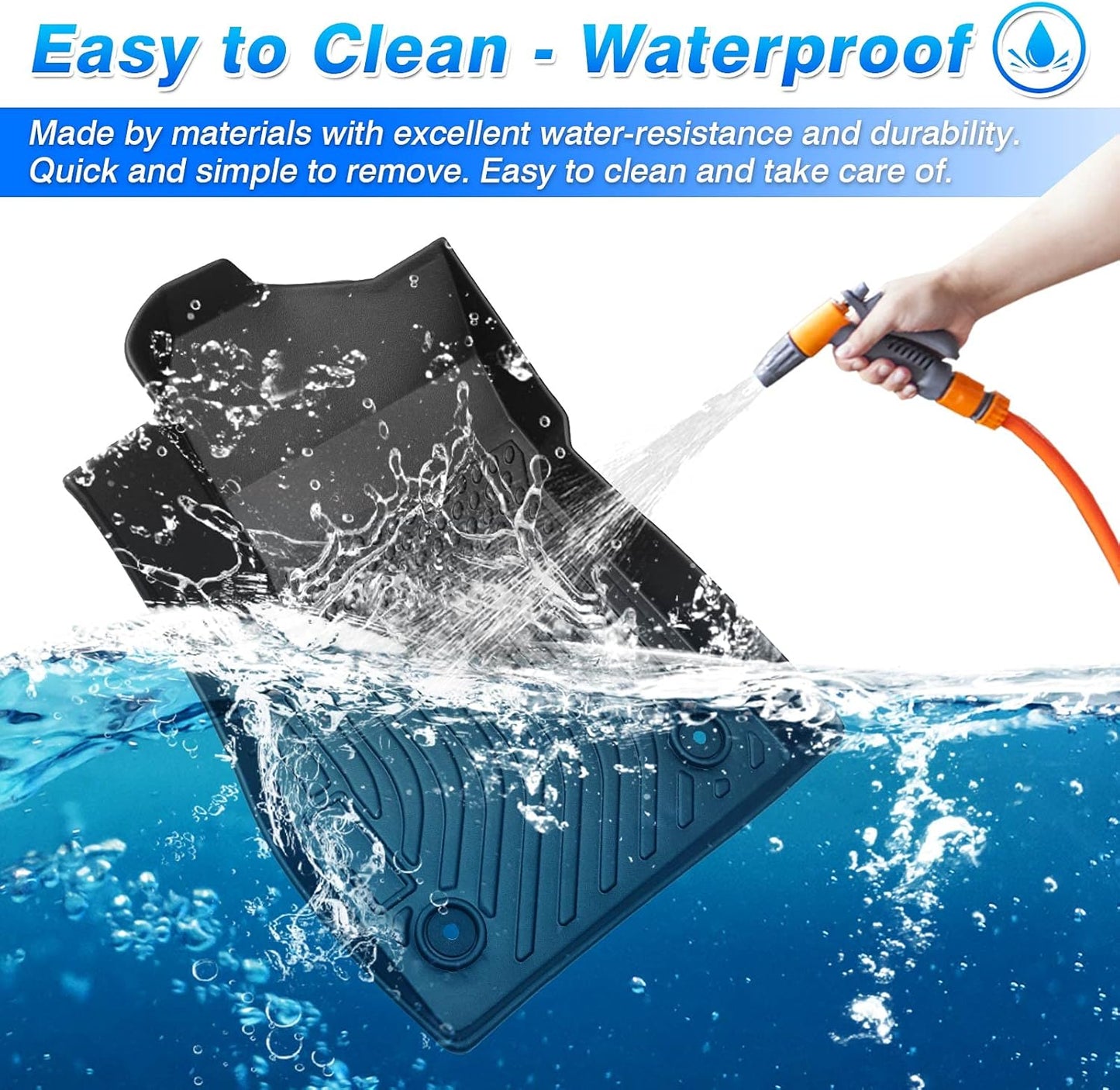 Cartist Custom Fit for Floor Mats 2014-2023 Chevrolet Chevy Trax / 2013-2023 Buick Encore (Not fit Encore GX) All Weather Floor Liners 2 Rows TPE Odorless