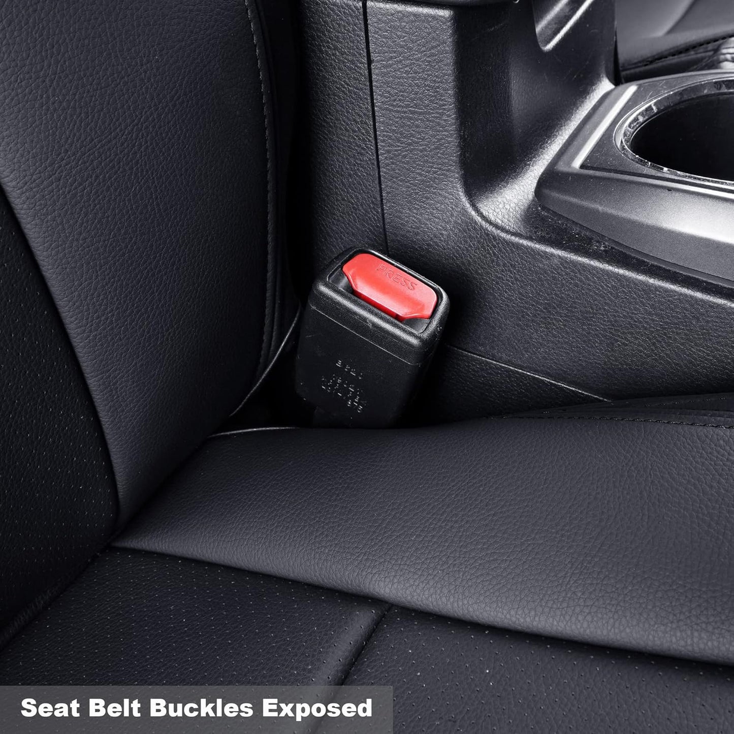 LUCKYMAN CLUB 2 Front Tacoma Seat Covers Custom Fit 2016-2023 Tacoma Crew Cab and Extended Cab (Black 2 pcs)