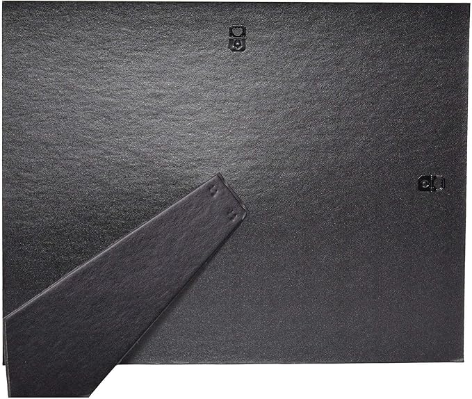 Creative Picture Frames Cl8.5X11Bk-W Black Double License Business Frames, Mat Holds Two 3.5X8.75 License Or Media With Self Standing Easel And Wall Hanger