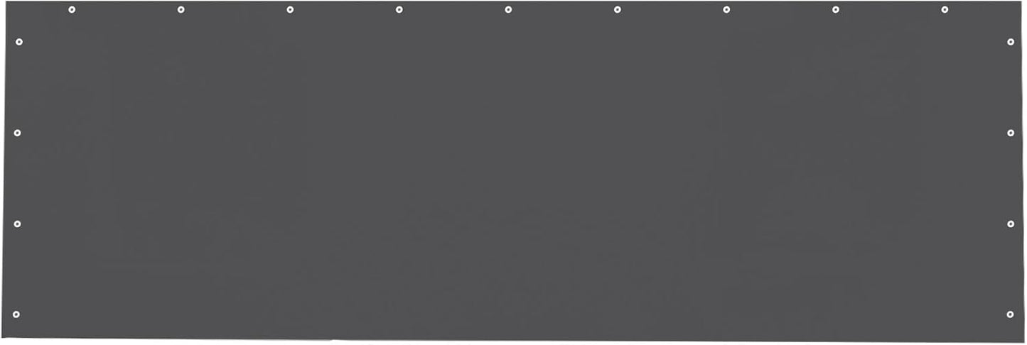 Sidewall Panel with Elastic Ball Bungees, for 10x20 FT or 12x20 FT Garage Party Tent Shelter - Gray, One Sidewall Panel Only