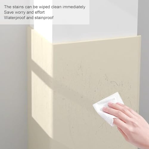 Self-Adhesive Rubber Foam Wall Protectors - 39.3x39.3in Grey Garage & Home Gym Guards, Impact & Scratch Protection for Studio Walls