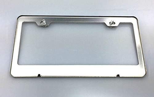 Fit Any Standard Plates Custom Personalized Chrome License Plate Frame Script Tag Chrome