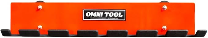 LAUCO Omni Tool Multiple Paint Spray Gun Holder, Paint Gun Holder - Holds 7 Guns Without Cups or 4 Guns with Cups, Stable and Scratch-Free Design (1 Pack)