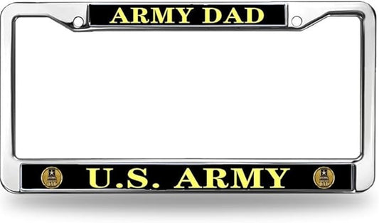Army Mom Pride License Plate Frame Patriotic US Army US Flag Weather-Proof License Plate Frame United States Army