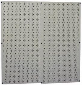 Wall Control Metal Pegboard Tool Organizer and Gray Metal Pegboard Pack