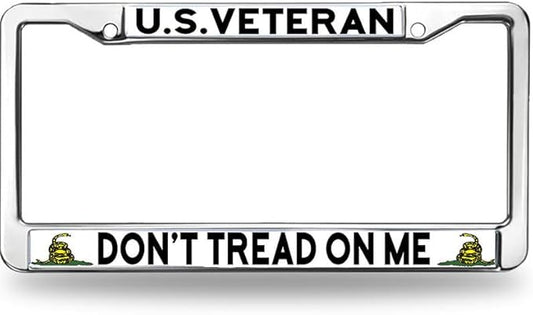 US Army Veteran License Plate Frame US Veteran Support Fade-Resistant License Plate Frame US Veteran Gift License Plate Frame for Veterans