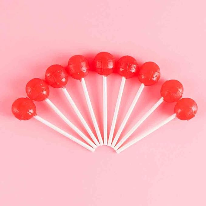 Dum Dums Fruit Punch Lollipops - Bulk Candy Bag with Lollipops Individually Wrapped, Single Flavor Gourmet Suckers - 50 Count