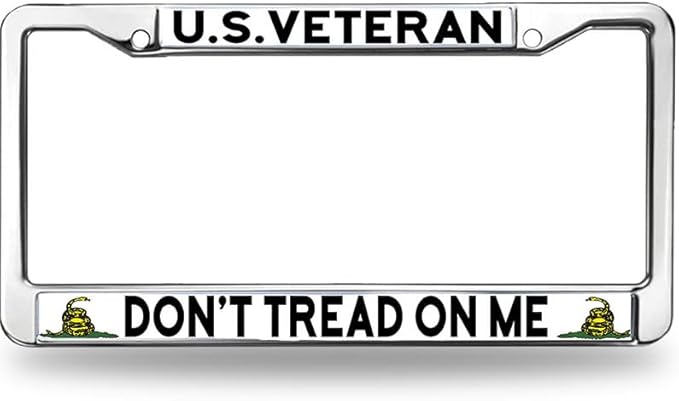 US Army Veteran License Plate Frame US Veteran Support Fade Resistant License Plate Frame