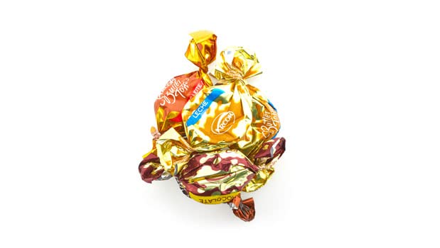 Yupik Butter Toffees Candies, 2.2 lb (35.2 oz), Individually Wrapped, Semi-Soft Caramels, Rich & Creamy, Chocolate, Milk, & Coffee Flavors, Delicious Snacks, Ideal for Gifting, Halloween & Holidays