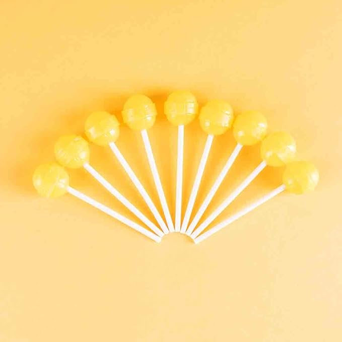 Dum Dums Pineapple Lollipops - Bulk Candy Bag with Lollipops Individually Wrapped, Single Flavor Gourmet Suckers - 50 Count